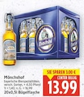 Bayerische Bierspezialitäten von Mönchshof im aktuellen E center Prospekt