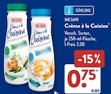 Crème à la Cuisine von Milsani für 0,75 € bei ALDI SÜD im Angebot Crème à la Cuisine von Milsani im aktuellen ALDI SÜD Prospekt