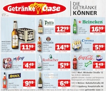 Coca Cola im Getränke Oase Prospekt "Aktuelle Angebote" mit 1 Seiten (Soest)