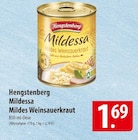 Mildessa Mildes Weinsauerkraut Angebote von Hengstenberg bei famila Nordost Norderstedt für 1,69 €