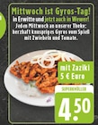 EDEKA Anröchte - Gyros mit Zaziki Angebot im Prospekt Gyros mit Zaziki bei EDEKA im Anröchte Prospekt für 4,50 €