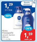 Flüssigseife von Nivea im aktuellen budni Prospekt