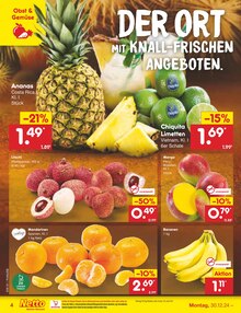 Bananen im Netto Marken-Discount Prospekt "Aktuelle Angebote" mit 61 Seiten (Regensburg)