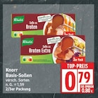 Soße zu Braten von Knorr für 0,79 € bei EDEKA im Angebot Soße zu Braten von Knorr im aktuellen EDEKA Prospekt