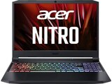 Nitro 5 (AN515-45-R16C) mit 144 Hz Display & RGB Tastaturbeleuchtung, Gaming Notebook 15,6 Zoll Display, AMD Ryzen™ 7 Prozessor, 16 GB RAM, 512 SSD, NVIDIA GeForce RTX 3060, Schwarz / Rot von ACER im aktuellen Saturn Prospekt