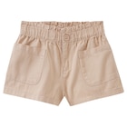 Ernstings family Nümbrecht - Mädchen Shorts mit Paperbag-Bund Angebot im Prospekt Mädchen Shorts mit Paperbag-Bund bei Ernstings family im Nümbrecht Prospekt für 8,00 €