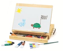 Artiste kit coffret chevalet - Oxybul à Angers Artiste kit coffret chevalet en promo chez Oxybul Angers à 39,99 €
