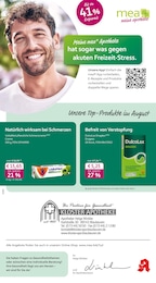 Apotheken Prospekt von mea - meine apotheke Blaubeuren mea - meine apotheke Prospekt: "Unsere August-Angebote", 4 Seiten, 01.08.2026 - 31.08.2026