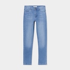 Promo Jeans skinny 5 poches denim double stone fille à 12,99 € dans le catalogue La Halle à Saint-Germain-du-Puy