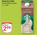 Coffee im Angebot bei GLOBUS in Erftstadt Coffee Angebote von Starbucks bei GLOBUS Erftstadt für 2,99 €