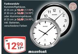 Funkwanduhr im Angebot bei GLOBUS in Speyer Funkwanduhr Angebote bei GLOBUS Speyer für 12,99 €