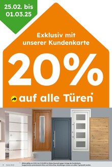 Prospectus Globus-Baumarkt à Petite-Rosselle, "GLOBUS BAUMARKT Noch eine Idee besser!", 9 pages de promos valables du 25/02/2025 au 01/03/2025