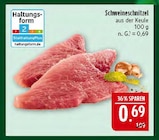 Schweineschnitzel aus der Keule Angebote bei Marktkauf Erlangen für 0,69 €