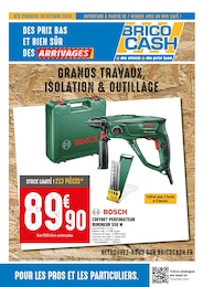 Catalogue Brico Cash "GRANDS TRAVAUX, ISOLATION & OUTILLAGE" à Lapalud et alentours, 1 page, 18/10/2024 - 07/11/2024