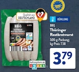 Thüringer Rostbratwurst von BBQ im aktuellen ALDI SÜD Prospekt für 3,79 €