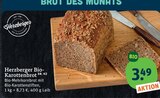 Bio-Karottenbrot von Herzberger im aktuellen tegut Prospekt für 3,49 €