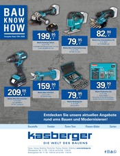 Gartengeräte im Kasberger Baustoff GmbH Prospekt in Passau Aktueller Kasberger Baustoff GmbH Prospekt mit Gartengeräte, "DIE WELT DES BAUENS", Seite 1