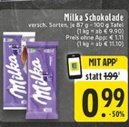 Schokolade im Angebot bei EDEKA in Wermelskirchen Schokolade Angebote von Milka bei EDEKA Wermelskirchen für 0,99 €
