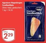 Regenbogen Forellenfilets im Angebot bei GLOBUS in Saarbrücken Regenbogen Forellenfilets Angebote von Agustson bei GLOBUS Saarbrücken für 2,29 €