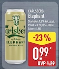 Elephant im Angebot bei ALDI Nord in Falkensee Elephant Angebote von CARLSBERG bei ALDI Nord Falkensee für 0,99 €