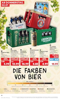 Bier im Kaufland Prospekt "Hier bin ich richtig" mit 75 Seiten (Rostock)