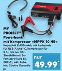 Powerbank mit Kompressor MPPK 10 H5 im Angebot bei Kaufland in Weiden Powerbank mit Kompressor MPPK 10 H5 Angebote von MY PROJECT bei Kaufland Weiden für 49,99 €