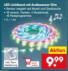 LED Lichtband mit Audiosensor bei Netto Marken-Discount im Prospekt "" für 9,99 €