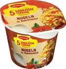 5 Minuten Terrine Kartoffelbrei mit Röstzwiebeln & Croutons oder Nudeln in Rahmsauce Angebote von Maggi bei REWE Weinheim für 0,77 €