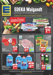 EDEKA Prospekt für Markt Nordheim mit 28} Seiten EDEKA Prospekt für Markt Nordheim: "Wir lieben Lebensmittel!", 28 Seiten, 22.09.2025 - 27.09.2025