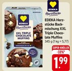 Backmischung XXL Triple Chocolate Muffins Angebote von EDEKA Herzstücke bei E center Darmstadt für 1,99 €