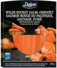 Saumon rouge MSC du Pacifique sauvage fumé - DELUXE en promo chez Lidl Angoulême à 5,99 €