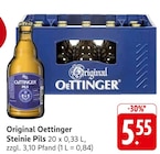 Aktuelles Original Oettinger Steinie Pils Angebot bei EDEKA in Koblenz ab 5,55 €