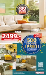 Sofa im Segmüller Prospekt Sofa im Segmüller Prospekt "100 JAHRE SEGMÜLLER" auf Seite 9