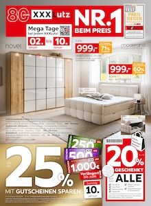 XXXLutz Möbelhäuser Freiburg (Breisgau) Prospekt "NR.1 BEIM PREIS" mit 40 Seiten