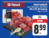 Aktuelles Gulasch gemischt vom Schwein und Rind Angebot bei E center in Würzburg ab 8,99 €