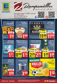 Krombacher im aktuellen EDEKA Prospekt (Lippstadt) Krombacher im EDEKA Prospekt "Aktuelle Angebote" mit 28 Seiten (Lippstadt)
