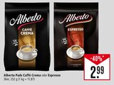 Alberto Pads Caffè Crema oder Espresso Angebote von Alberto bei Marktkauf Filderstadt für 2,99 €