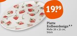 Platte Erdbeerdesign Angebote bei tegut Mühlhausen für 19,99 €