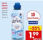 Weichspüler im Netto Marken-Discount Prospekt Weichspüler von Lenor im aktuellen Netto Marken-Discount Prospekt für 1,99 €