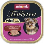 animonda Vom Feinsten Mini Junior mit Geflügel, Hirsch + Cranberrys 100 g bei Zookauf im Jessen Prospekt für 0,59 €