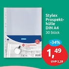Prospekthülle DIN A4 von Stylex für 1,49 € bei budni im Angebot Prospekthülle DIN A4 von Stylex im aktuellen budni Prospekt