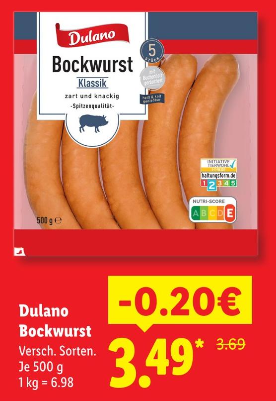 Bockwurst