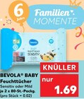 BABY Feuchttücher Angebote von BEVOLA bei Kaufland Elmshorn für 1,69 €