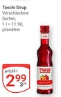 Sirup im Angebot bei GLOBUS in Hofheim Sirup Angebote von Toschi bei GLOBUS Hofheim für 2,99 €