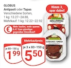 Aktuelle Tomaten Angebote bei GLOBUS in Braunschweig Aktuelles Antipasti Angebot bei GLOBUS in Braunschweig ab 1,99 €