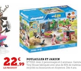 Poulailler et Jardin - Playmobil en promo chez Hyper U La Rochelle à 22,99 €