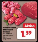 Rinderrouladen Angebote bei Markant Nordwest Aurich für 1,39 €