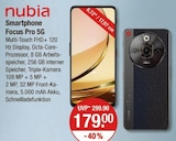 Smartphone Focus Pro 5G von nubia im aktuellen V-Markt Prospekt für 179,00 €