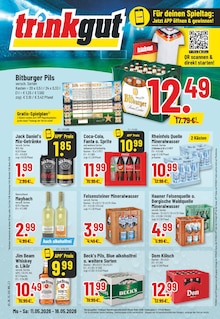 Coca Cola im Trinkgut Prospekt "Aktuelle Angebote" mit 10 Seiten (Bornheim)