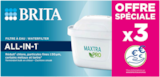 Pack de 3 cartouches filtrantes Maxtra Pro All In 1* - BRITA à 23,99 € dans le catalogue Carrefour